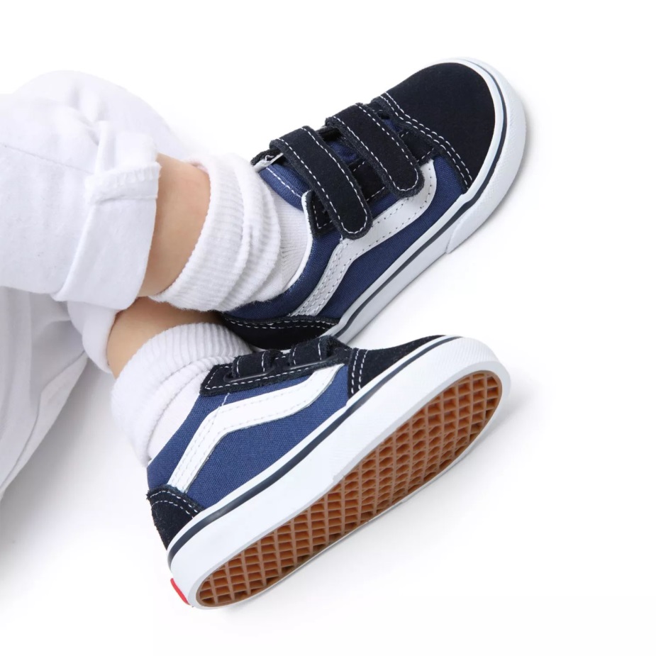 Vans νήπιο παλιό Skool V παπούτσια (1-4 ετών) μπλε