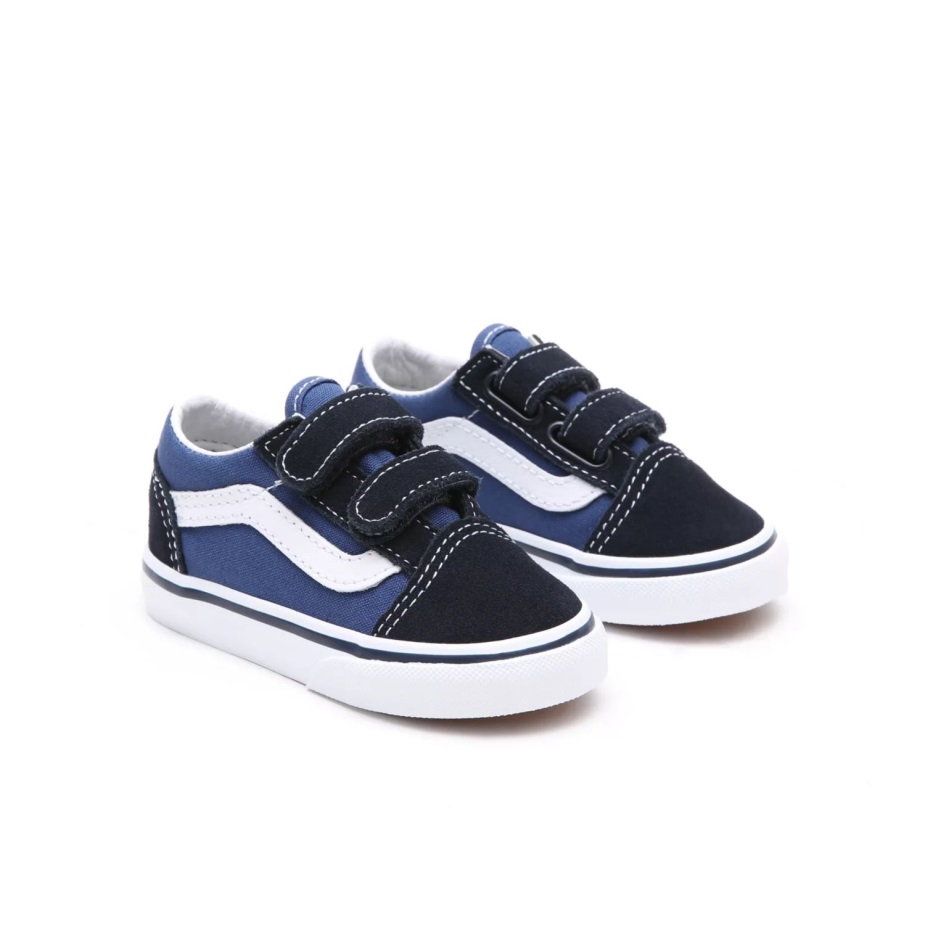 Vans νήπιο παλιό Skool V παπούτσια (1-4 ετών) μπλε
