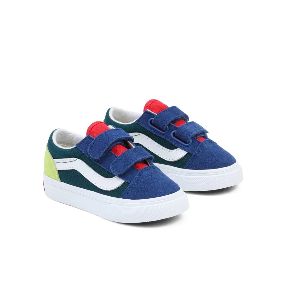 Vans νήπιο παλιό Skool V παπούτσια (1-4 ετών) πολυ