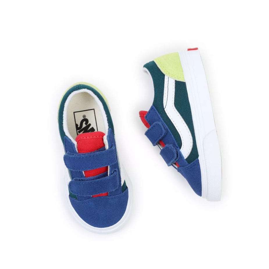 Vans νήπιο παλιό Skool V παπούτσια (1-4 ετών) πολυ