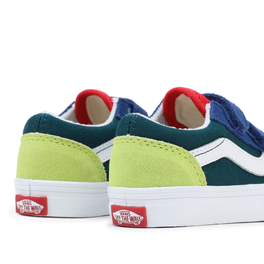 Vans νήπιο παλιό Skool V παπούτσια (1-4 ετών) πολυ