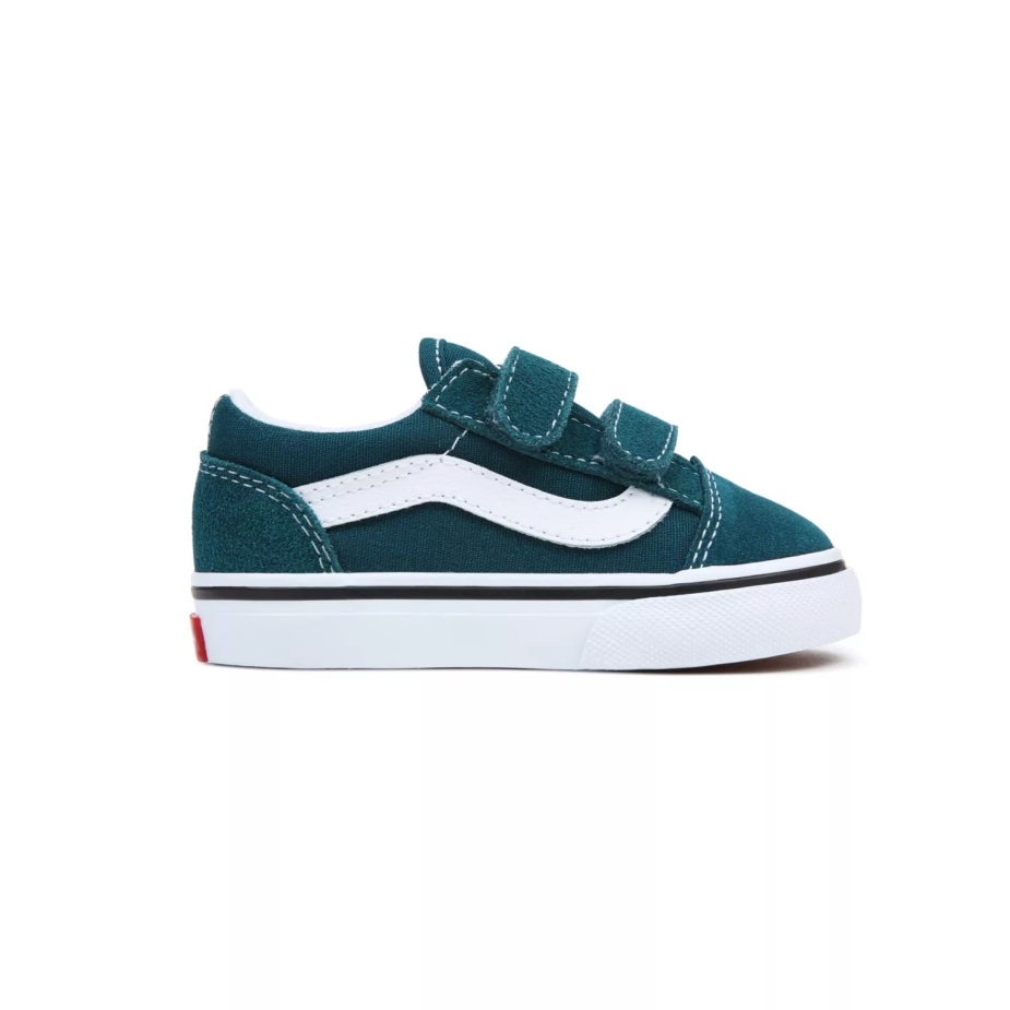 Vans νήπιο παλιό Skool V παπούτσια (1-4 ετών) πράσινα