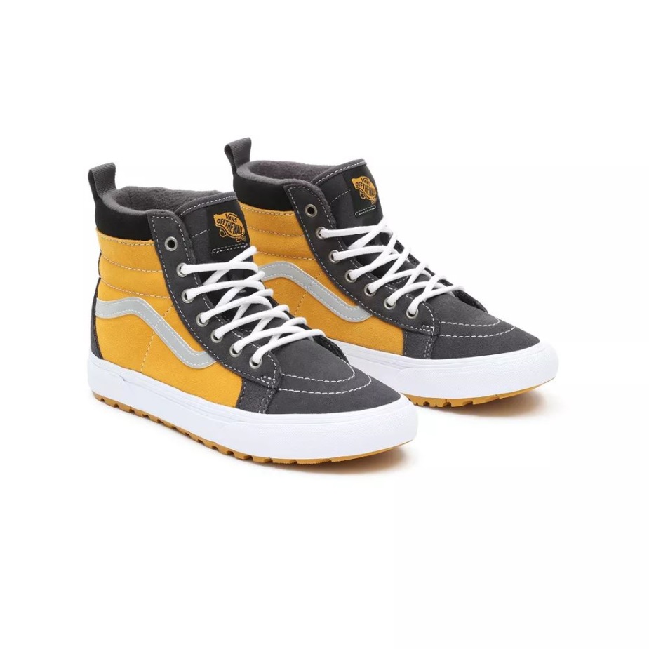 Vans νεανικά παπούτσια Sk8-hi Mte-1 (8-14 ετών) μαύρο-κίτρινο