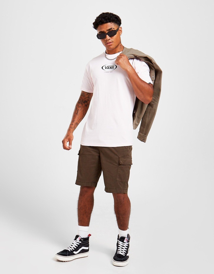 Vans οβάλ μπλουζάκι ροζ