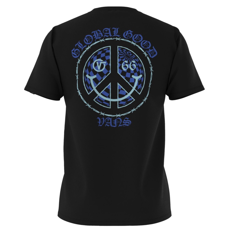 Vans παγκόσμια καλή μπλούζα μαύρο