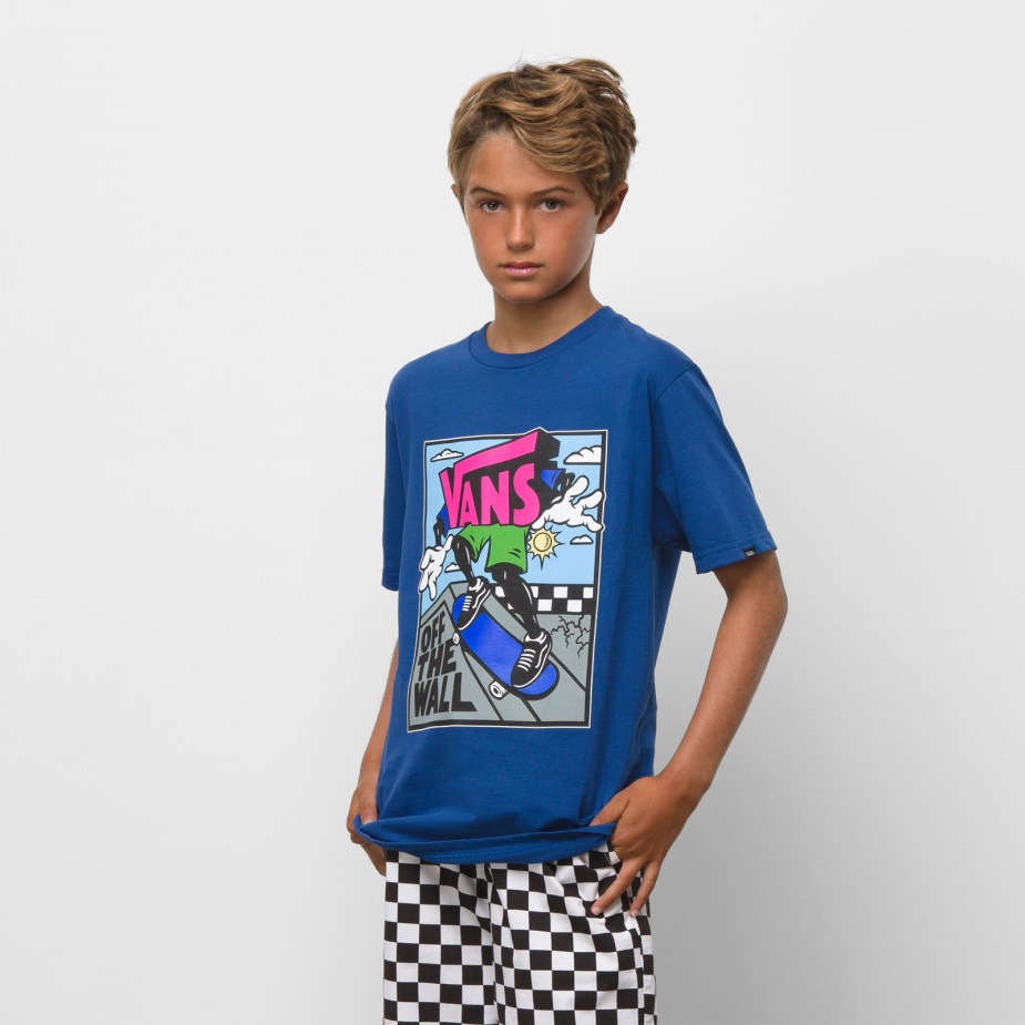 Vans παιδικά Comic Grind T-shirt λιμόζ