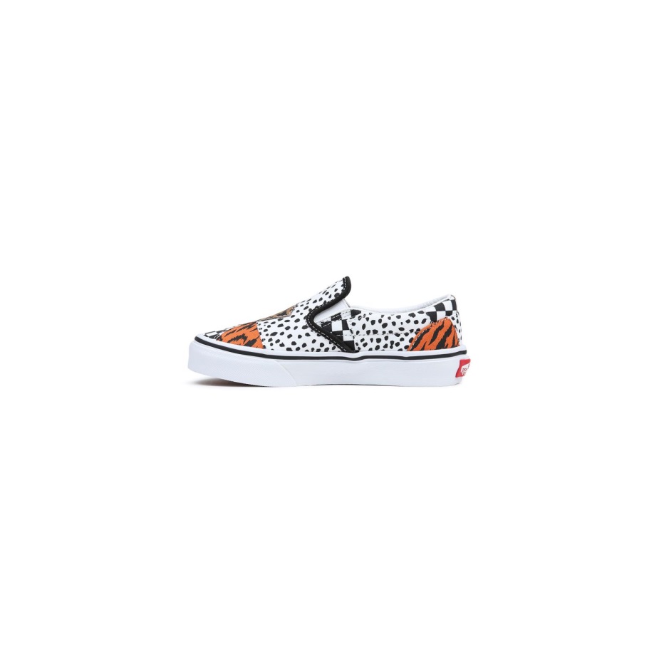 Vans παιδικά κλασικά Slip-on παπούτσια (4-8 ετών) μαύρο-άσπρο