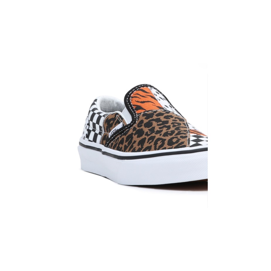 Vans παιδικά κλασικά Slip-on παπούτσια (4-8 ετών) μαύρο-άσπρο