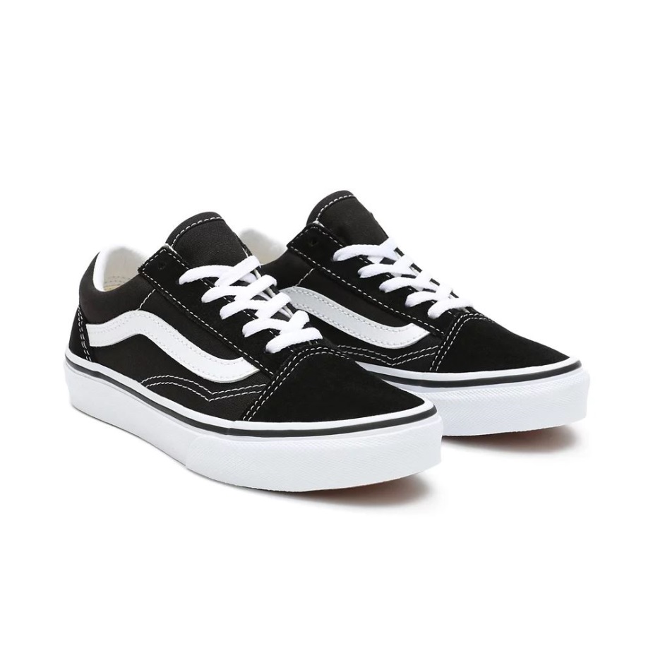 Vans παιδικά παπουτσια παλια Skool (4-8 χρονων) μαυρα