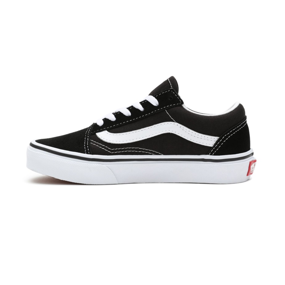 Vans παιδικά παπουτσια παλια Skool (4-8 χρονων) μαυρα
