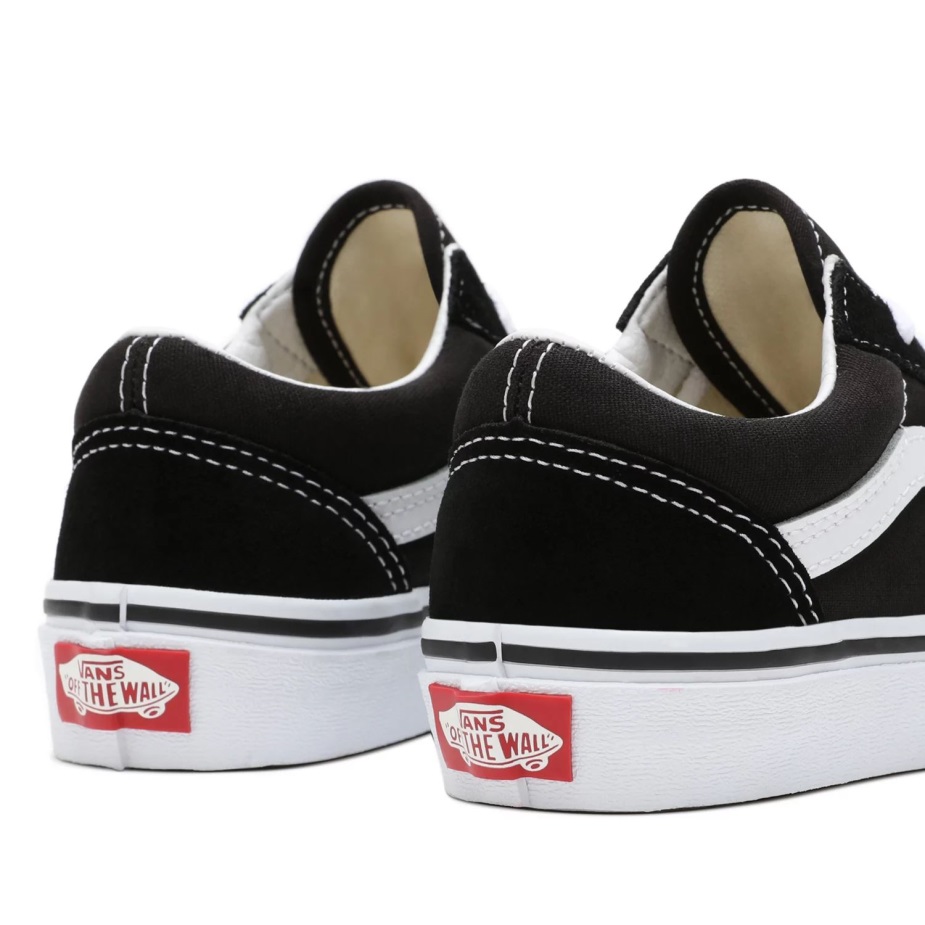 Vans παιδικά παπουτσια παλια Skool (4-8 χρονων) μαυρα