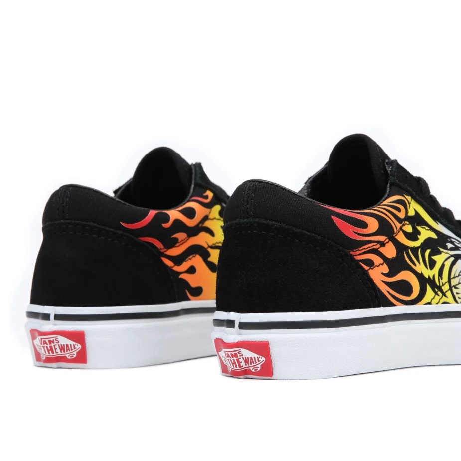 Vans παιδικά παπουτσια παλια Skool (4-8 χρονων) μαυρα