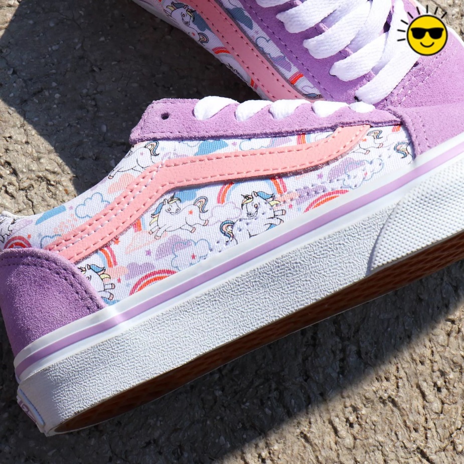 Vans παιδικά παπουτσια παλια Skool (4-8 χρονων) ροζ