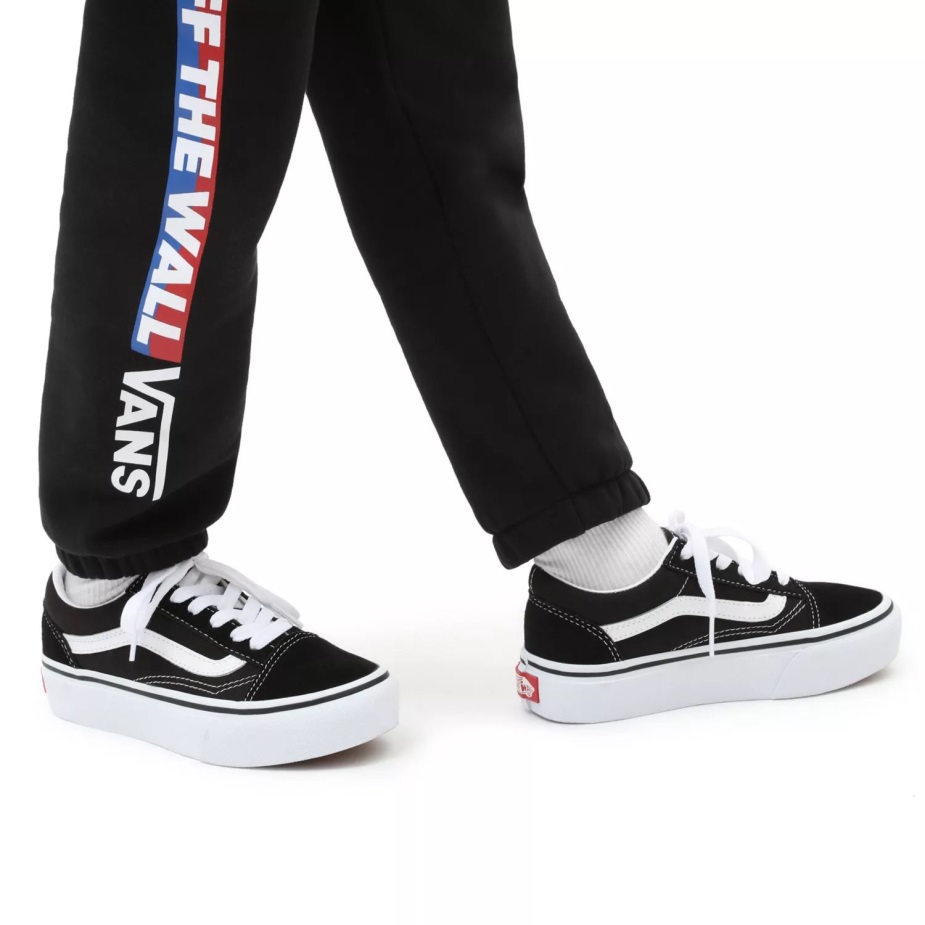 Vans παιδικά παπουτσια παπουτσια πλατφορμας Skool (4-8 χρονων) μαυρα