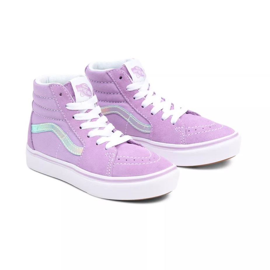 Vans παιδικά παπούτσια Comfycush Sk8-hi (4-8 ετών) ροζ