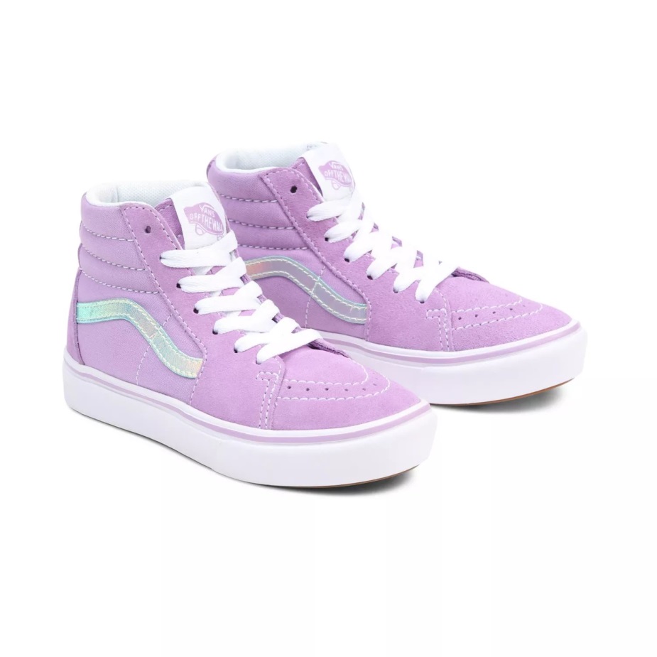 Vans παιδικά παπούτσια Comfycush Sk8-hi (4-8 ετών) ροζ