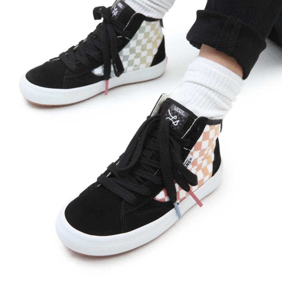 Vans παιδικά παπούτσια Lizzie (4-8 ετών) μαύρα-multi