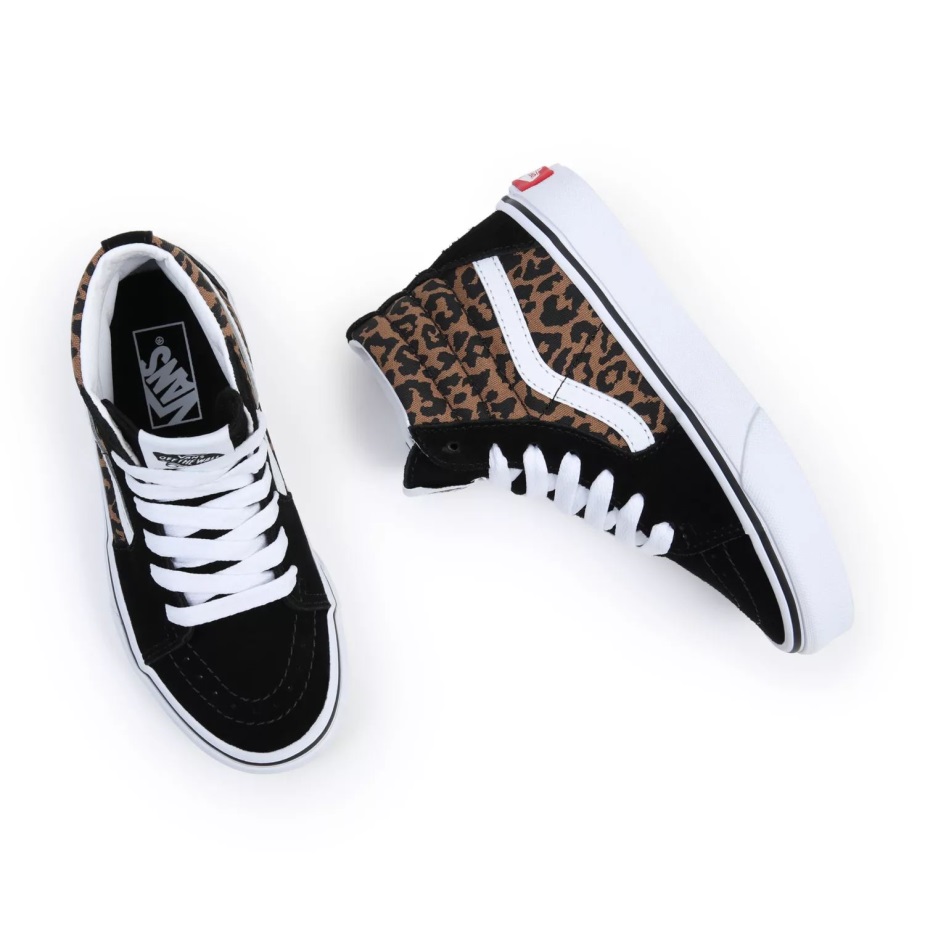 Vans παιδικά παπούτσια Sk8-hi (4-8 ετών) καφέ