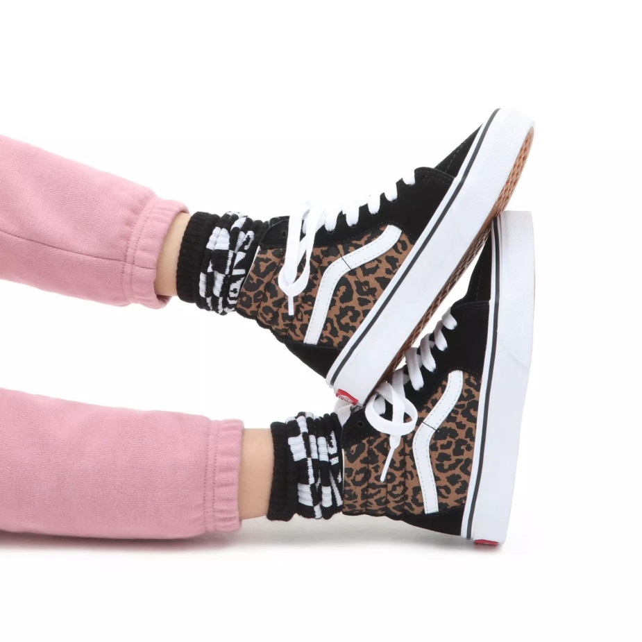 Vans παιδικά παπούτσια Sk8-hi (4-8 ετών) καφέ