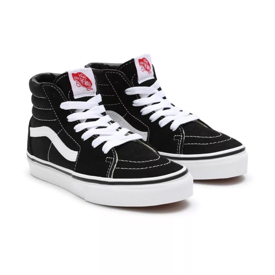 Vans παιδικά παπούτσια Sk8-hi (4-8 ετών) μαύρα