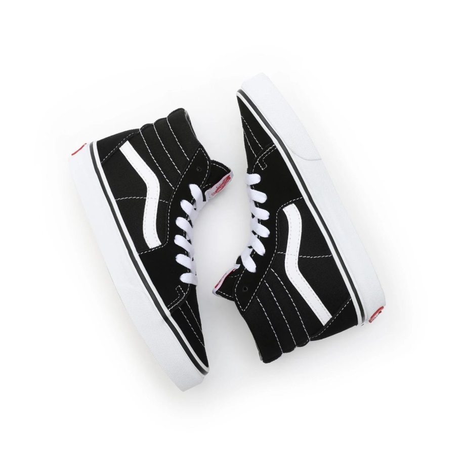 Vans παιδικά παπούτσια Sk8-hi (4-8 ετών) μαύρα