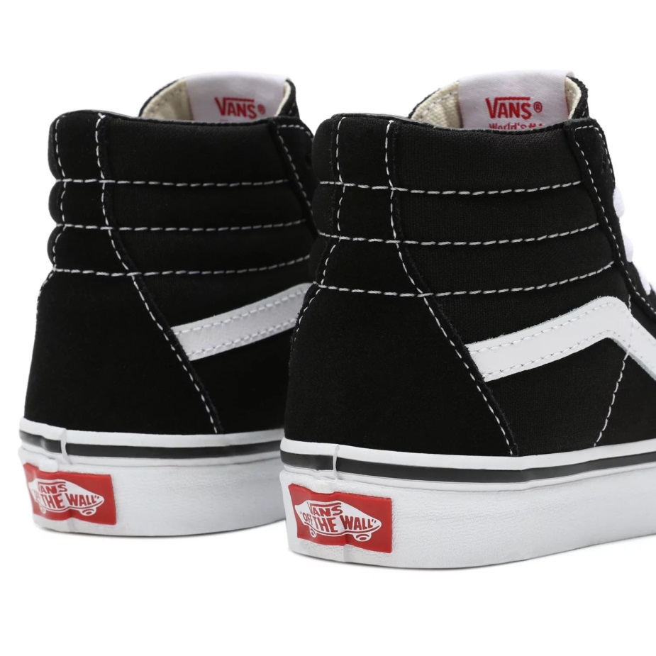 Vans παιδικά παπούτσια Sk8-hi (4-8 ετών) μαύρα