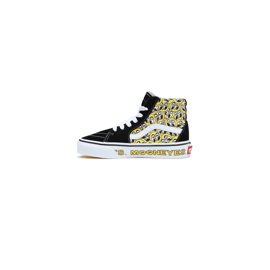 Vans παιδικά παπούτσια Sk8-hi (4-8 ετών) μαύρα