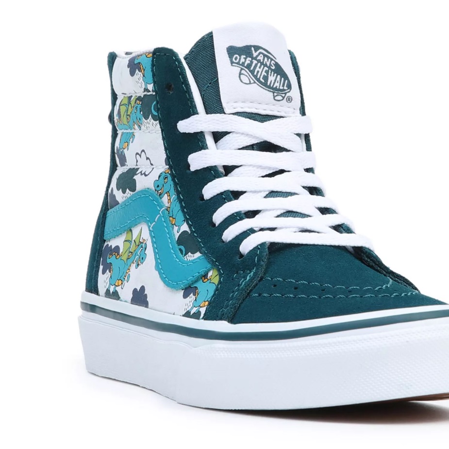 Vans παιδικά παπούτσια φερμουάρ Sk8-hi (4-8 ετών) μπλε