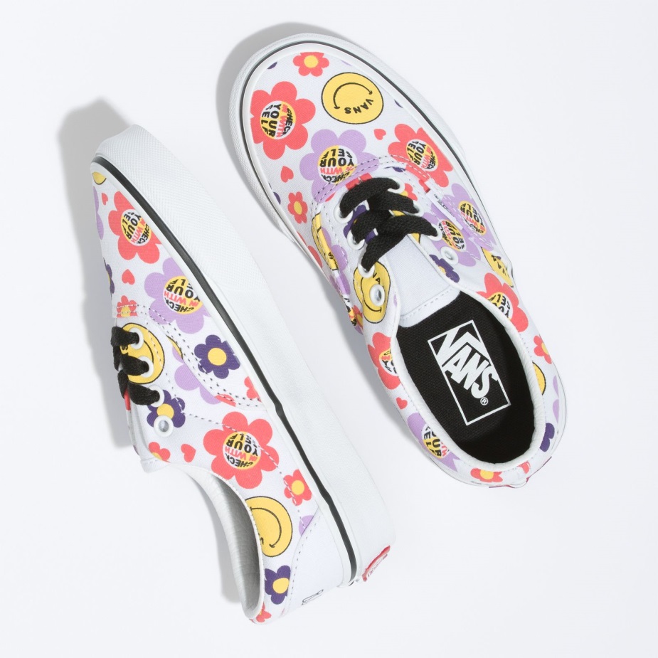 Vans παιδική εποχή ριζικά χαρούμενος αληθινό λευκό