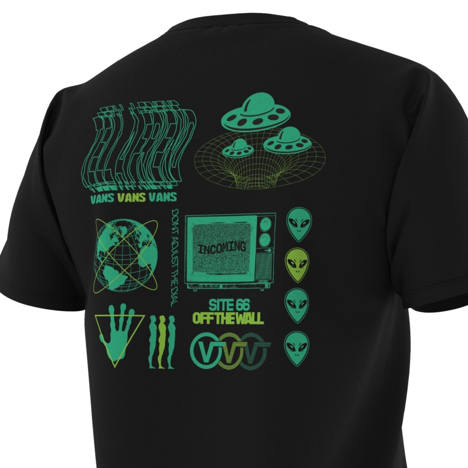 Vans παιδική μπλούζα Outer Planet μαύρο