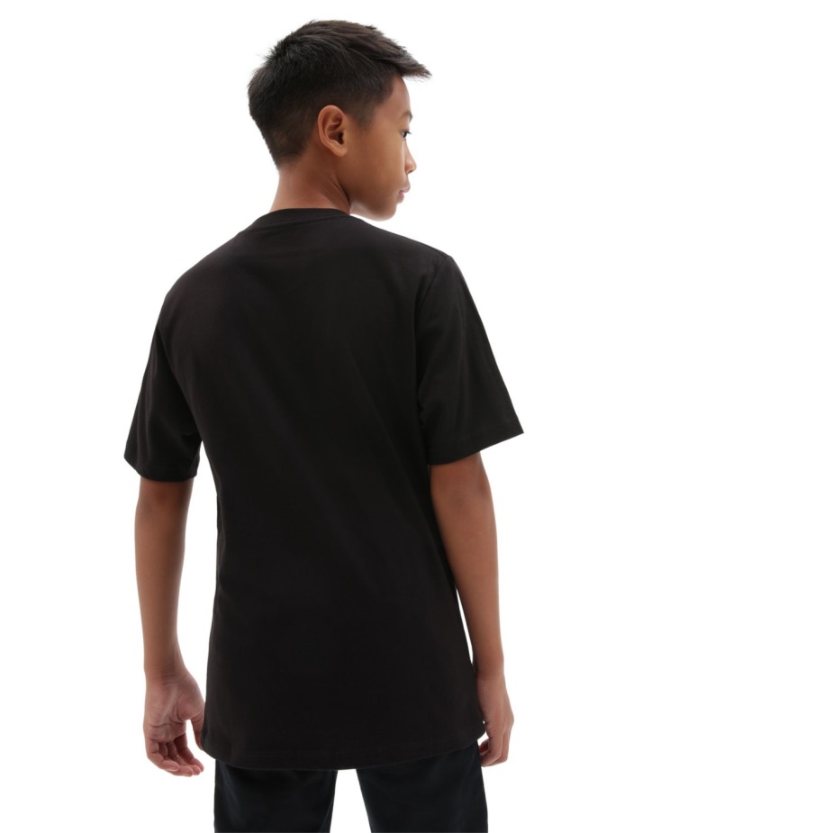 Vans παιδικό μπλουζάκι (8-14 ετών) μαύρο-άσπρο