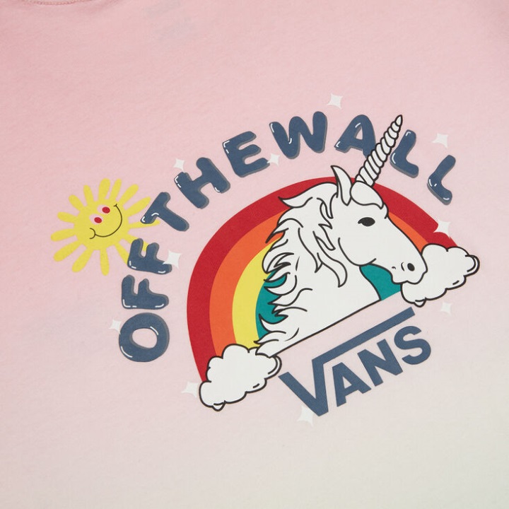 Vans παλέτα ουράνιο τόξο T-shirt ουράνιο τόξο ντεγκραντέ