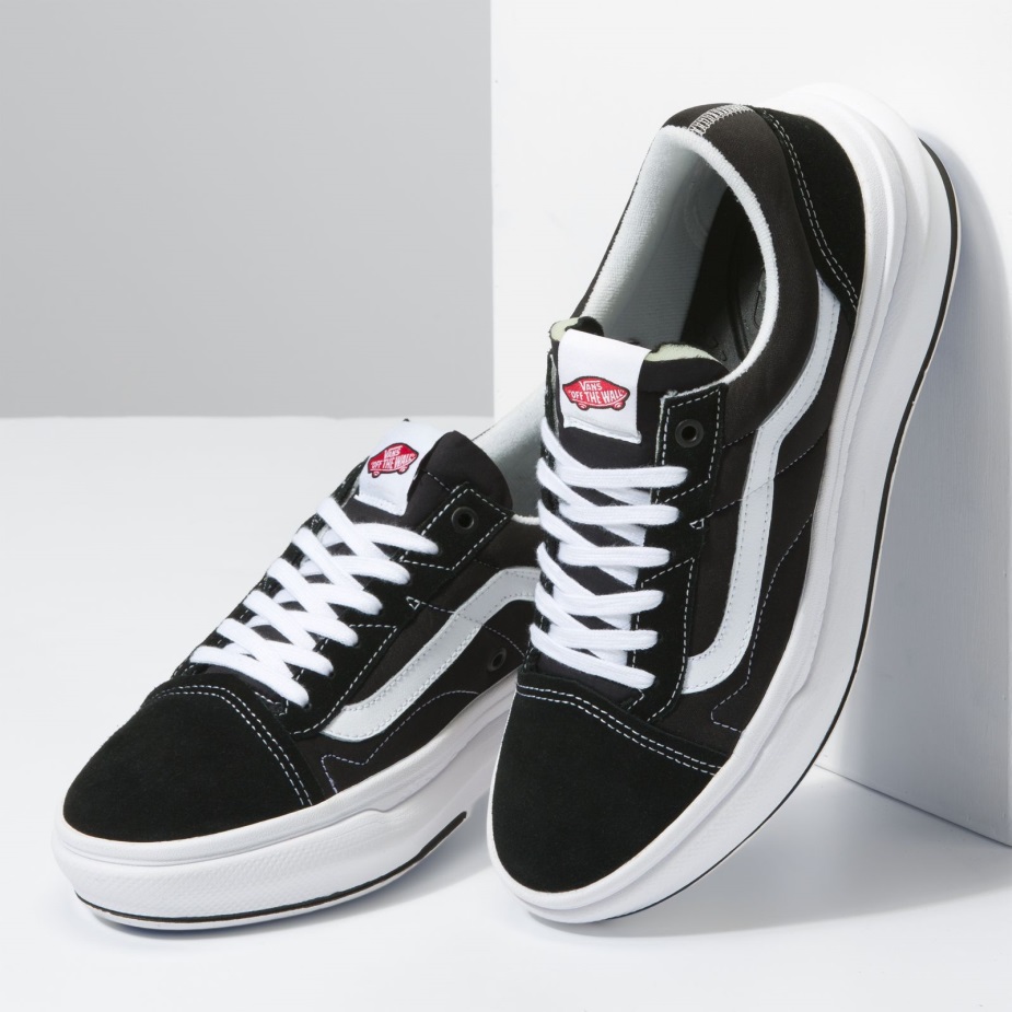 Vans παλιό Skool ανοιχτό Cc μαύρο-άσπρο