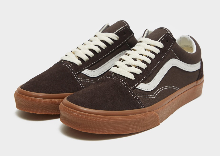 Vans παλιό Skool καφέ