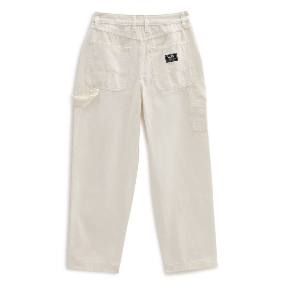 Vans παντελόνι εργασίας εδάφους λευκό