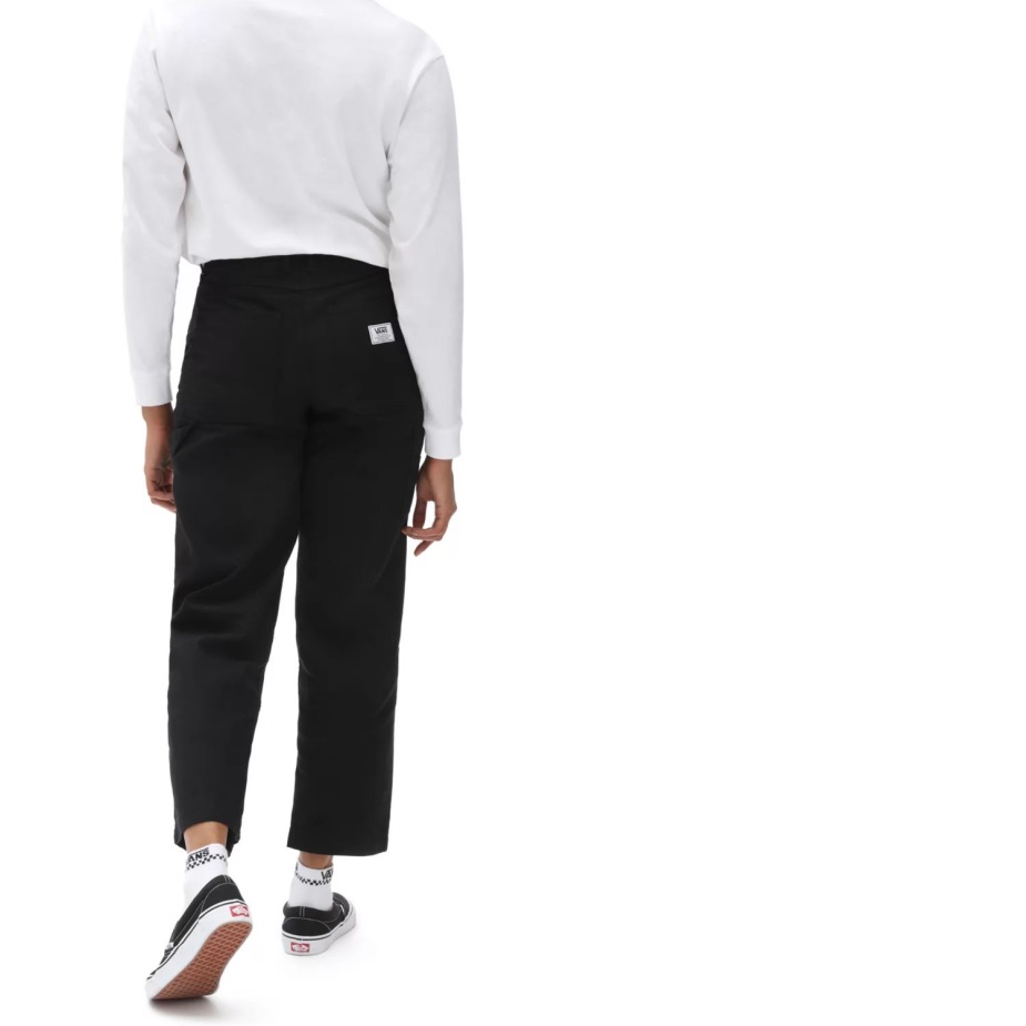 Vans παντελόνι εργασίας εδάφους μαύρο