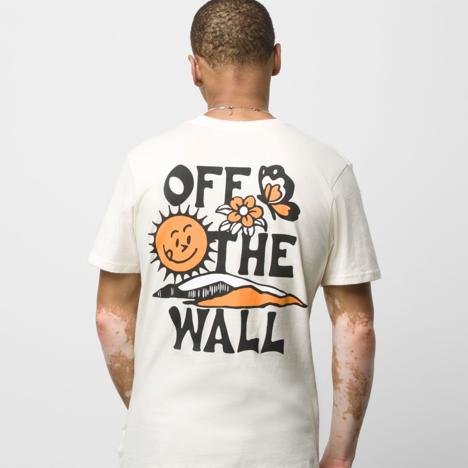 Vans πιο φωτεινό Daze T-shirt αντίκες λευκό