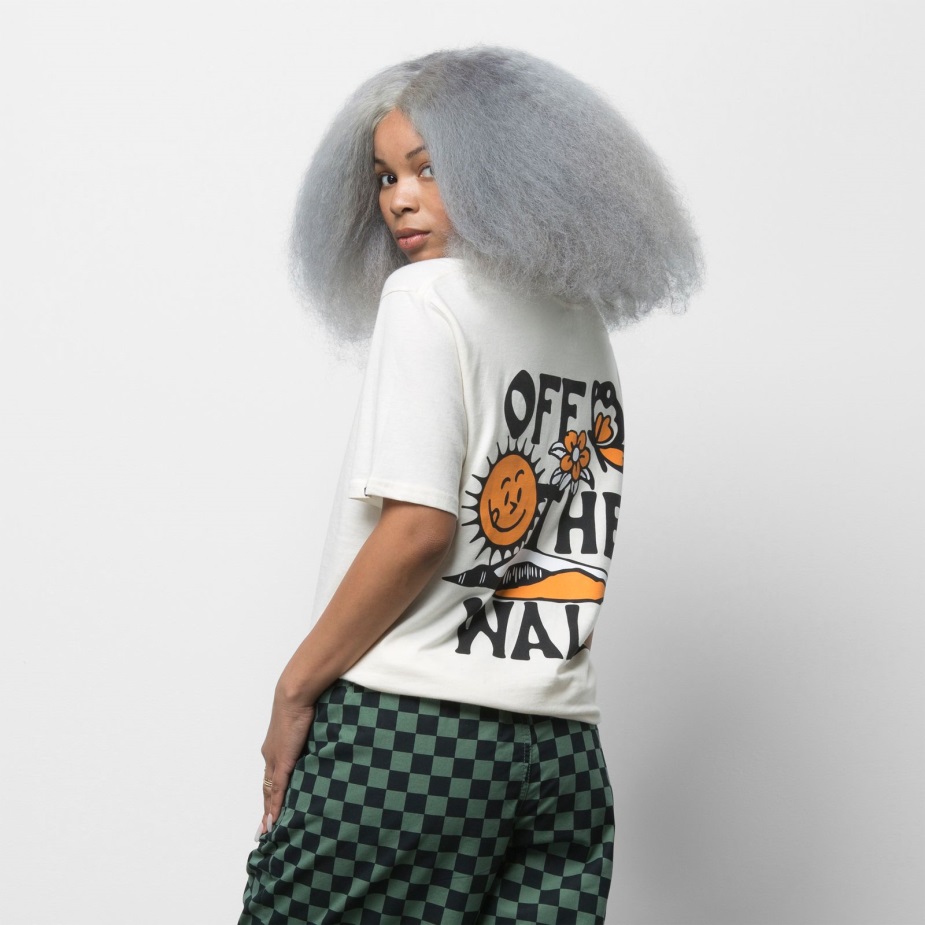 Vans πιο φωτεινό Daze T-shirt αντίκες λευκό