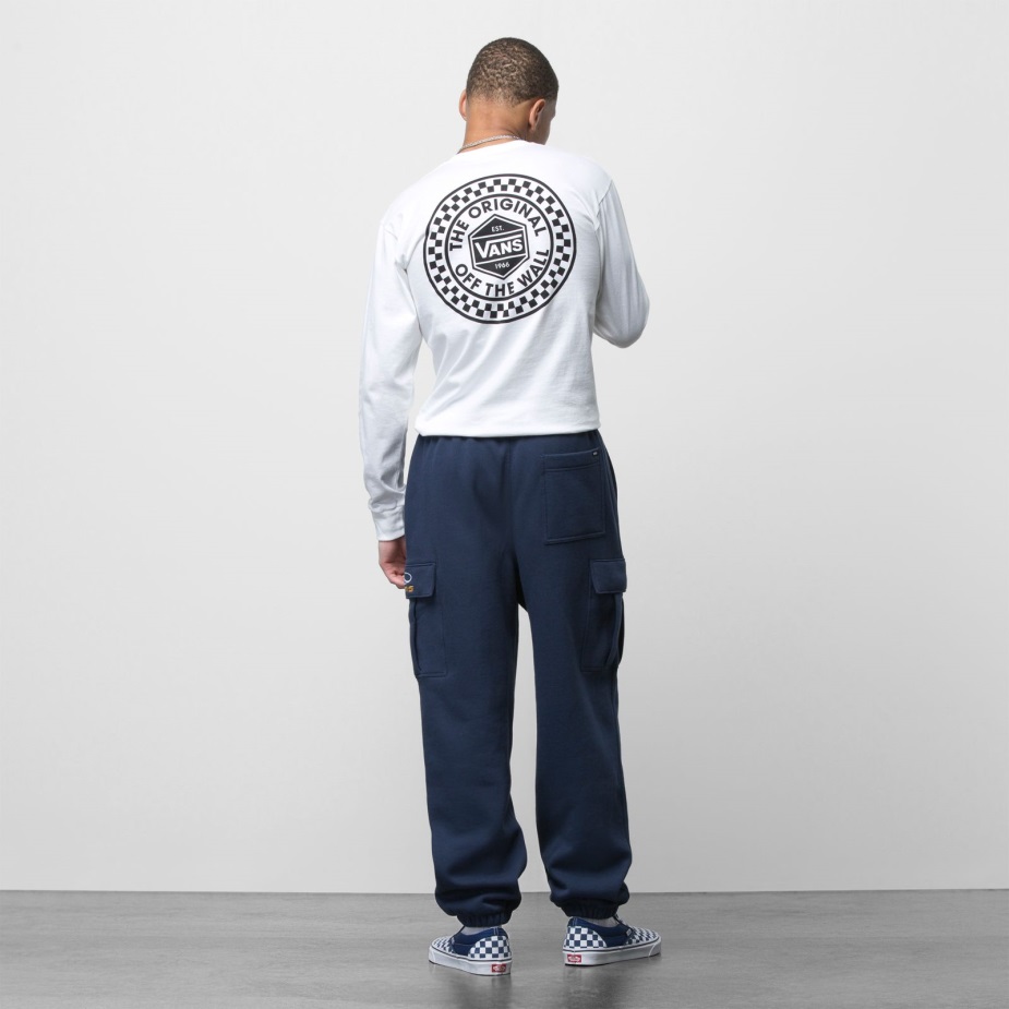 Vans πιο χαλαρό φλις παντελόνι μπλε φόρεμα