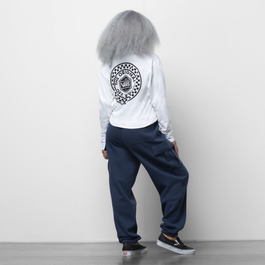 Vans πιο χαλαρό φλις παντελόνι μπλε φόρεμα