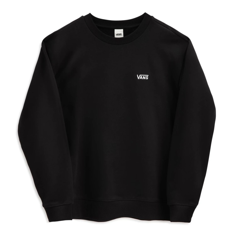 Vans που πετούν V Boyfriend Fit Crew πουλόβερ μαύρο