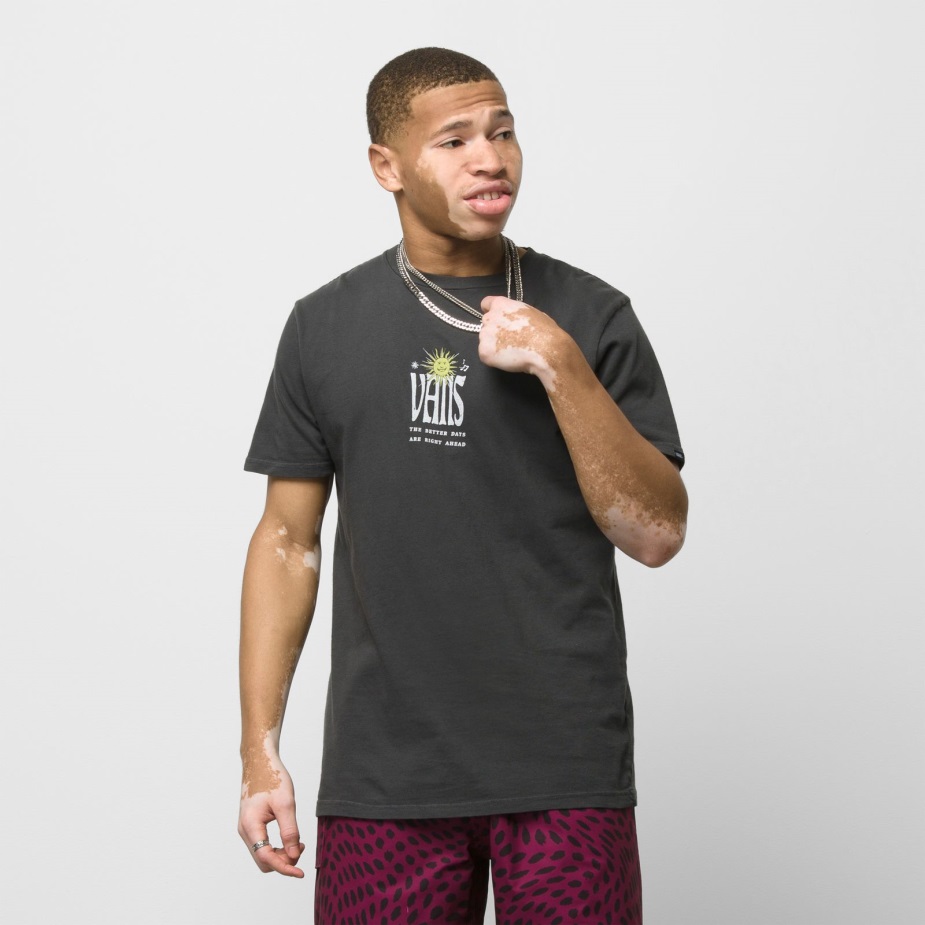 Vans πρωτότυπο μπλουζάκι νοοτροπίας μαύρο