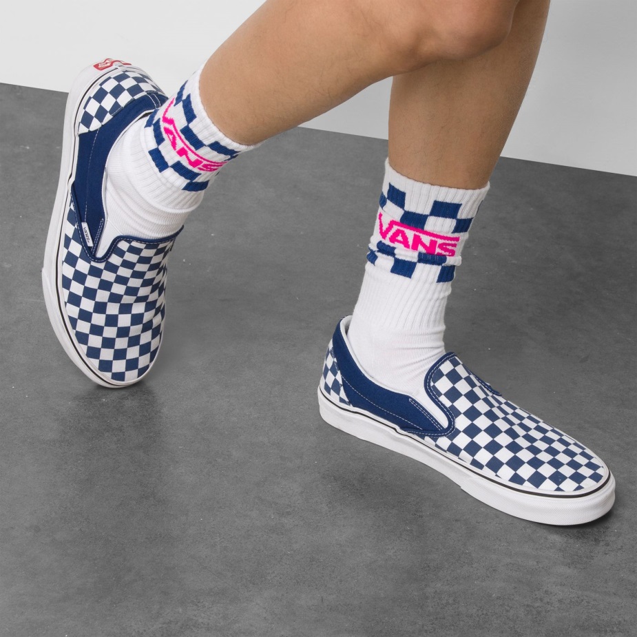 Vans πρόχειρη κάλτσα Past Crew μεγέθους 95-13 λευκή