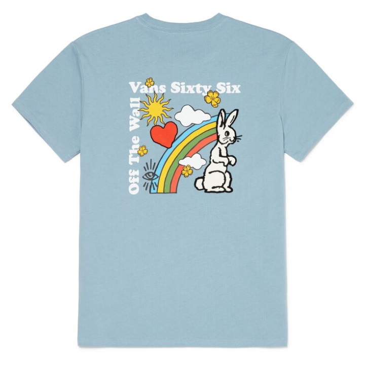 Vans ρετρό Groove κουνέλι κοντομάνικο μπλουζάκι Ashley Blue