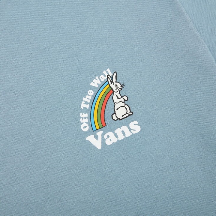 Vans ρετρό Groove κουνέλι κοντομάνικο μπλουζάκι Ashley Blue