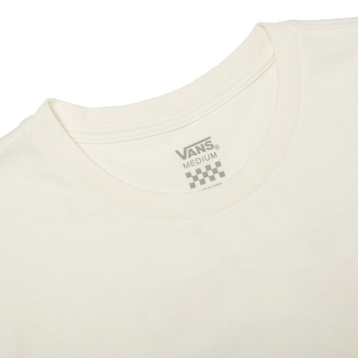 Vans ρετρό Groove χαμόγελο κοντομάνικο μπλουζάκι Marshmallow