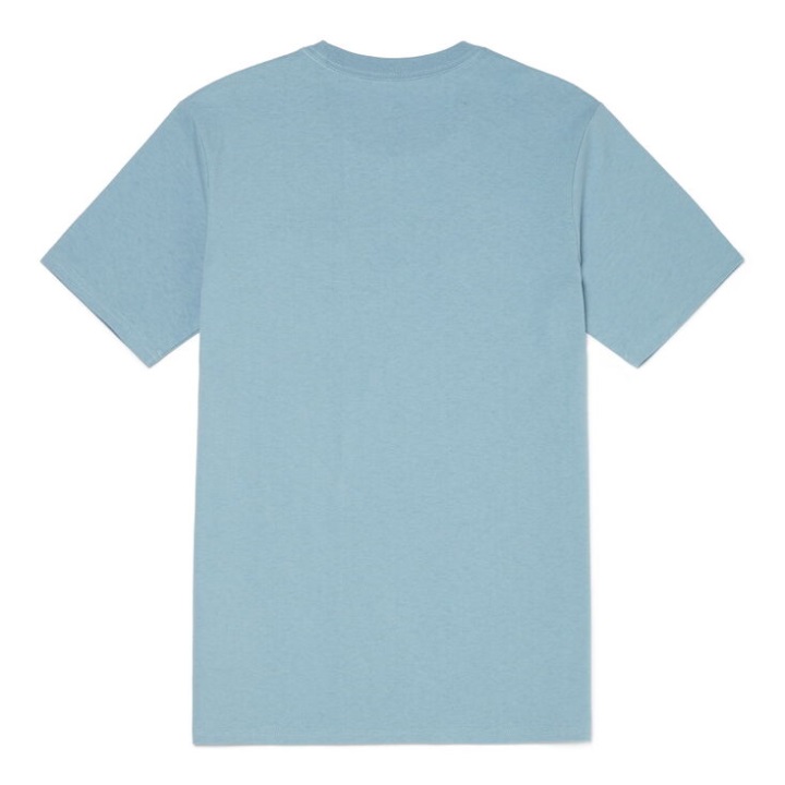 Vans ρετρό μπλουζάκι με μασίφ αυλάκι με κοντό μανίκι Ashley Blue