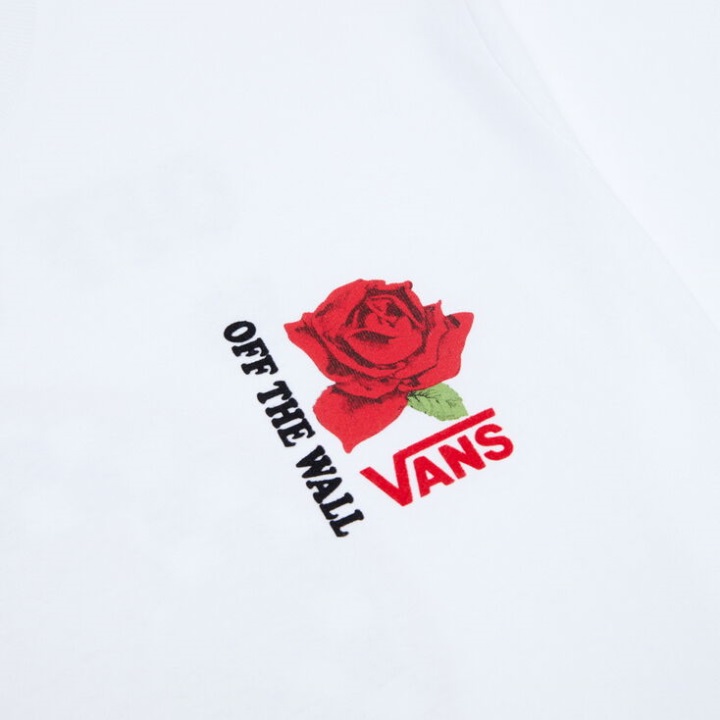 Vans ροζ μπλουζάκι πούλι λευκό