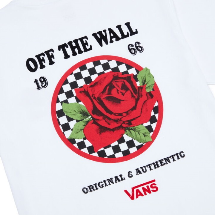 Vans ροζ μπλουζάκι πούλι λευκό