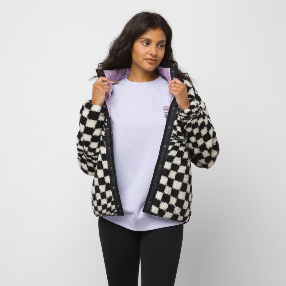 Vans σε όλο τον κόσμο σέρπα Mock σακάκι μαύρο